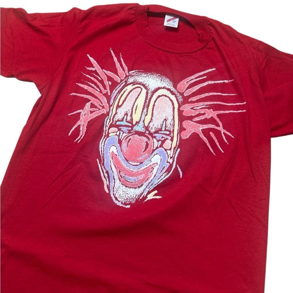 80s Vintage Killer Clowns From Outerspace Tshirt Red Large